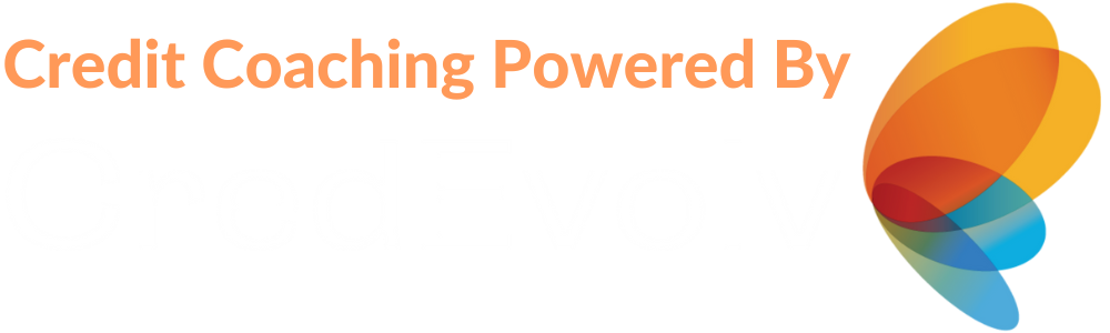 Credit Coaching Powered By CredEvolv - Logo - White
